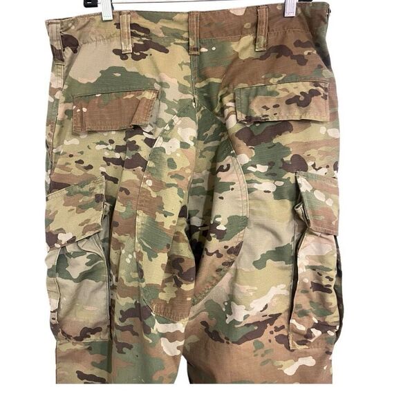 Military Issued Camouflage 6 Pocket Utility Cargo Pant Sz M - Picture 5 of 8